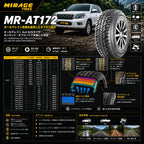 MR-AT172 オールテレーンタイヤ 2本セット｜SUV・4WD対応 オールシーズン A/Tタイヤ