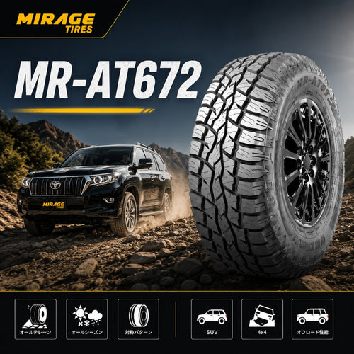 MIRAGE MR-AT672 オールテレーンタイヤ 4本セット